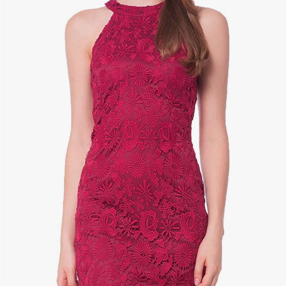 Sexy red dress